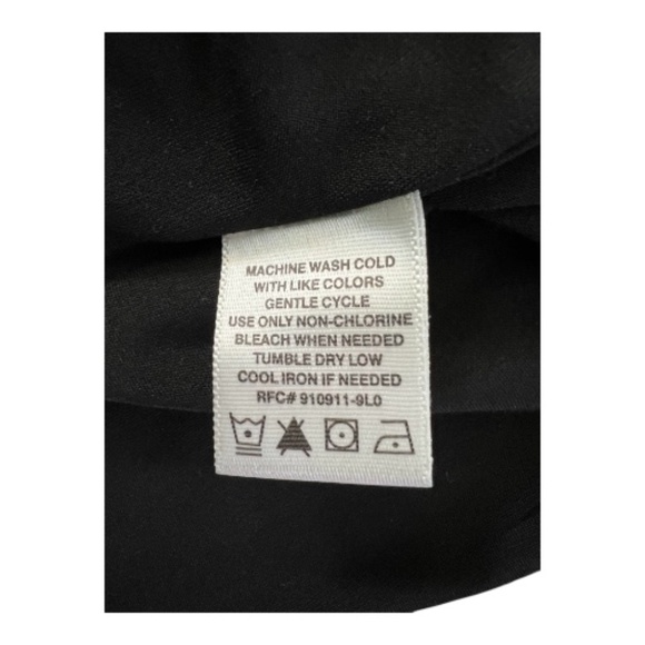 ✨ EUC GEORGE STRETCH Black Cowl Neck Sleeveless Top | Women’s Sz XL - Picture 7 of 7